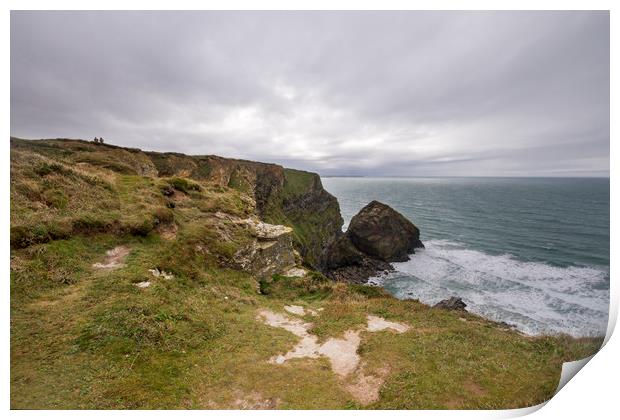 Bedruthan Steps  Print by chris smith