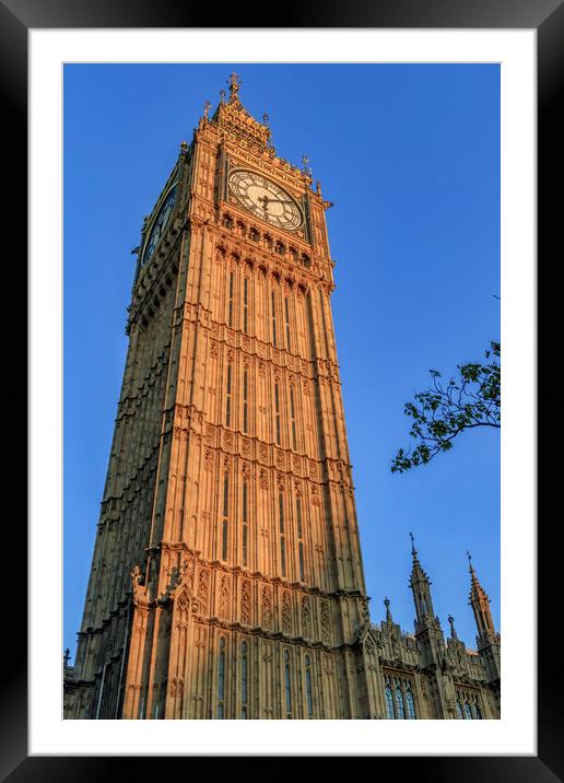Big Ben, London.  Framed Mounted Print by chris smith