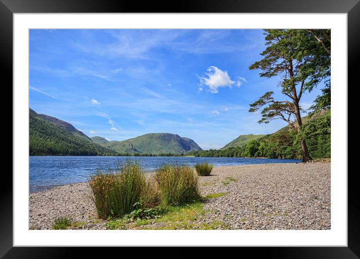 Buttermere Lake District  Framed Mounted Print by chris smith