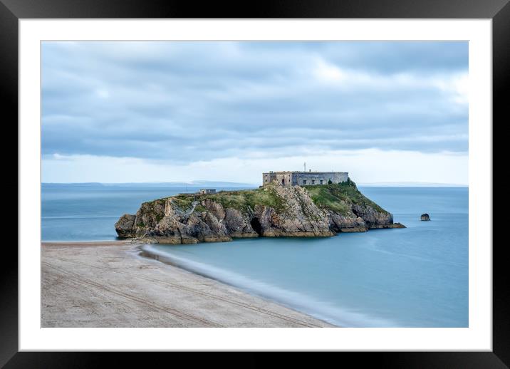 St Catherine's Fort Framed Mounted Print by Roger Green