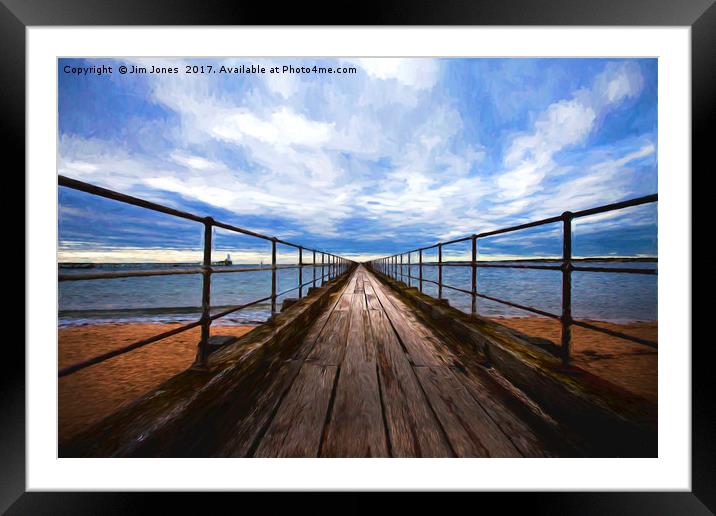 Artistic perspective Framed Mounted Print by Jim Jones