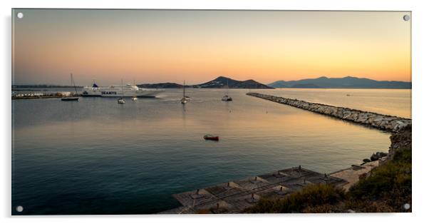Naxos Port Acrylic by Naylor's Photography