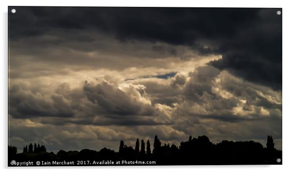 Cloudscape Warning Acrylic by Iain Merchant