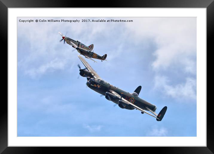  The Battle Of Britain Memorial Flight - RIAT 1 Framed Mounted Print by Colin Williams Photography