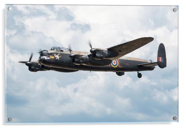 Avro Lancaster Bomber Acrylic by J Biggadike