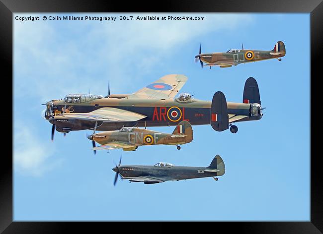 The Battle Of Britain Memorial Flight - RIAT 3 Framed Print by Colin Williams Photography