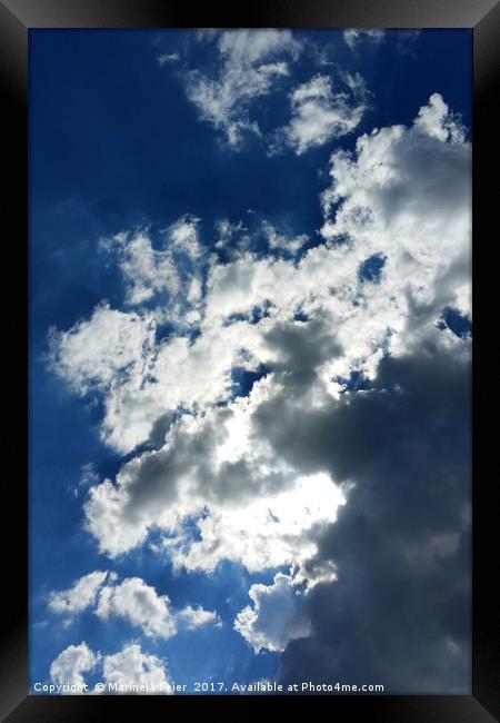 Only clouds Framed Print by Marinela Feier