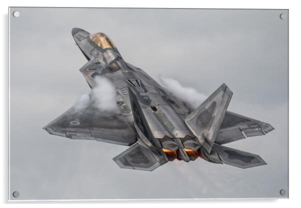 F-22 Raptor  Acrylic by J Biggadike