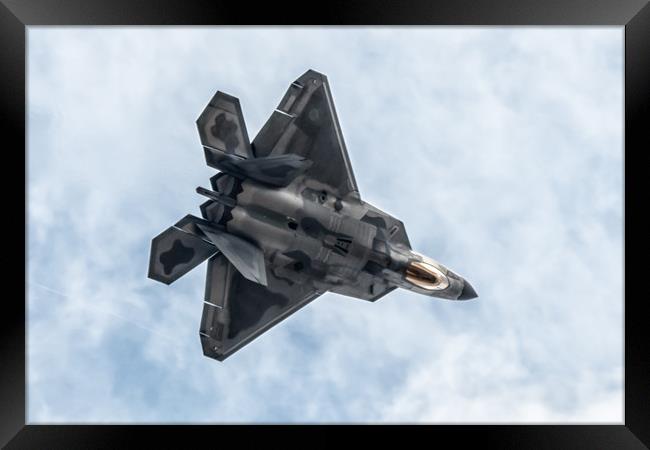 F-22 Raptor Framed Print by J Biggadike