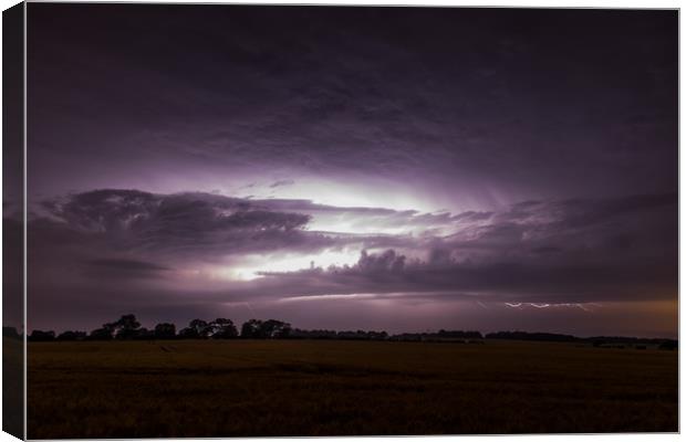 midnight storms Canvas Print by james dorrington