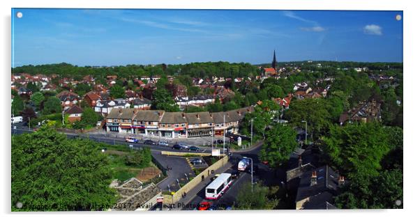 Far Headingley and St Chad's Church Acrylic by Steven Watson