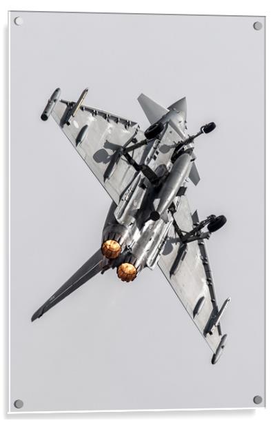 Eurofighter Typhoon Dirty Loop Acrylic by J Biggadike