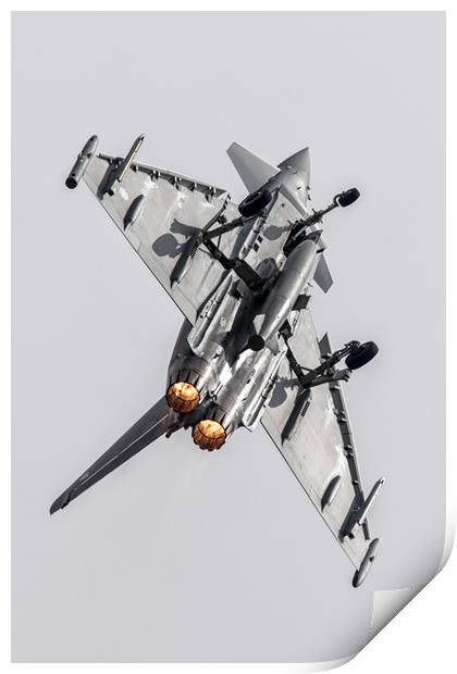 Eurofighter Typhoon Dirty Loop Print by J Biggadike