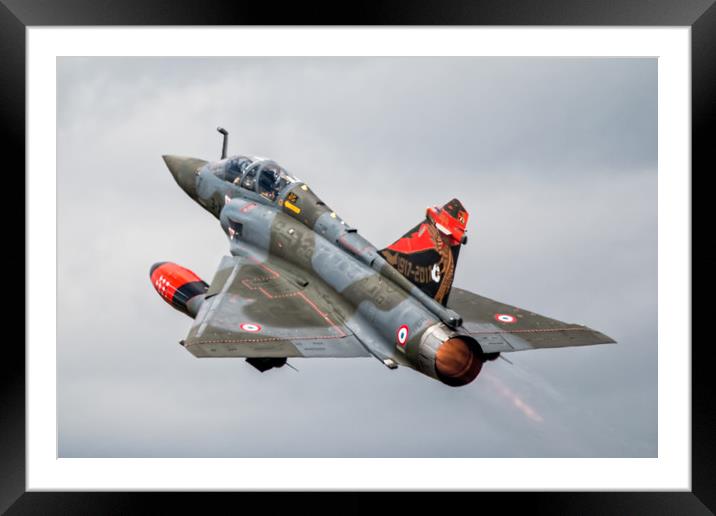 Mirage 2000D Framed Mounted Print by J Biggadike