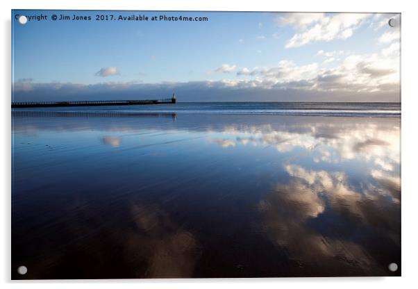 Reflected Blue Sky Acrylic by Jim Jones