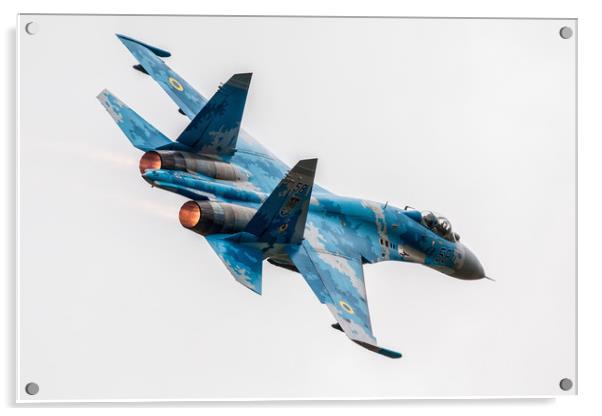 SU-27 Flanker Acrylic by J Biggadike