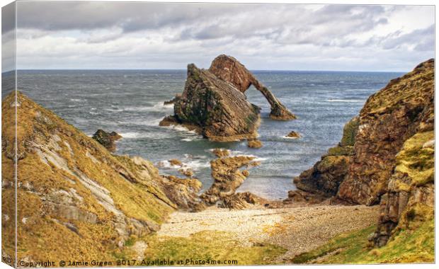Bow Fiddle Rock Canvas Print by Jamie Green