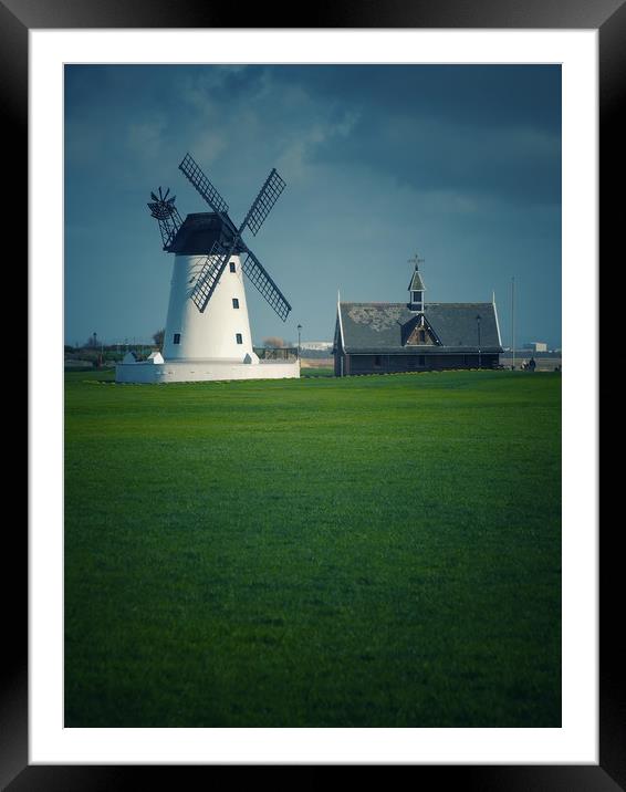 Lytham Windmill     Framed Mounted Print by Victor Burnside