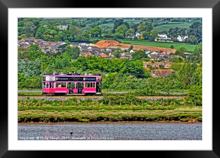 Tram Ride Framed Mounted Print by Philip Gough