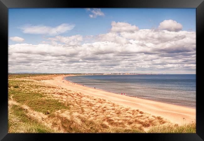 The Beach at Seaton Sluice  Framed Print by Naylor's Photography