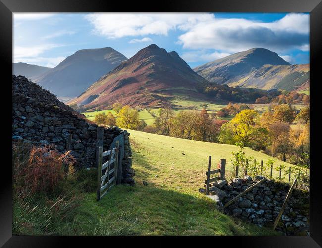 Scope End view, Lake District Framed Print by John Finney