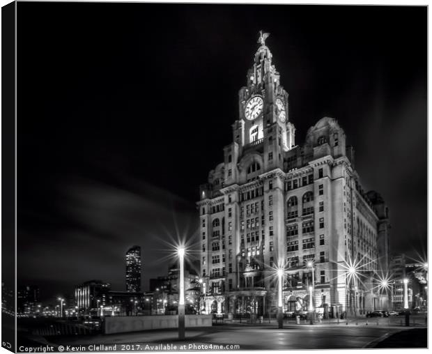 Liver Building Canvas Print by Kevin Clelland