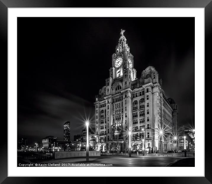 Liver Building Framed Mounted Print by Kevin Clelland