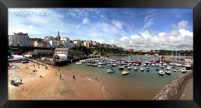 Tenby Framed Print by Tony Bates