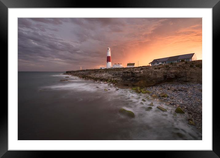 Storm Light Framed Mounted Print by Chris Frost