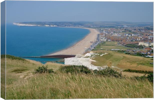 Seaford East Sussex Canvas Print by Diana Mower