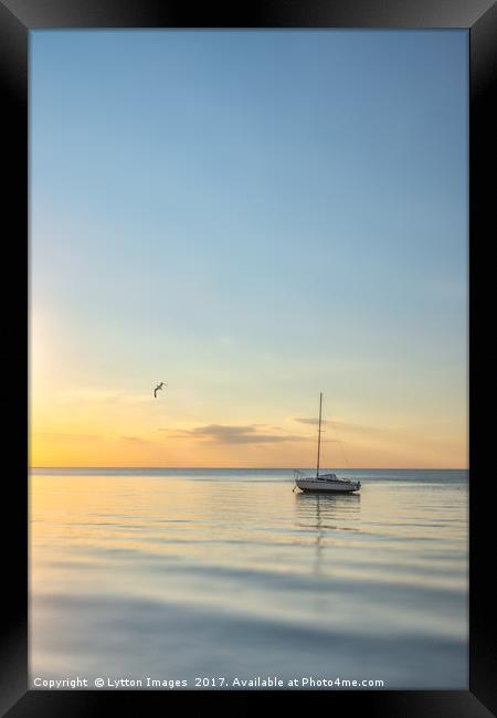 Lonely Boat 3 Framed Print by Wayne Lytton