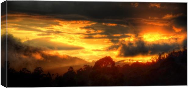Sunset at 3600mts. Colombia Canvas Print by HQ Photo
