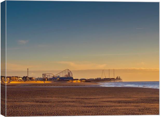 South Pier Canvas Print by Victor Burnside