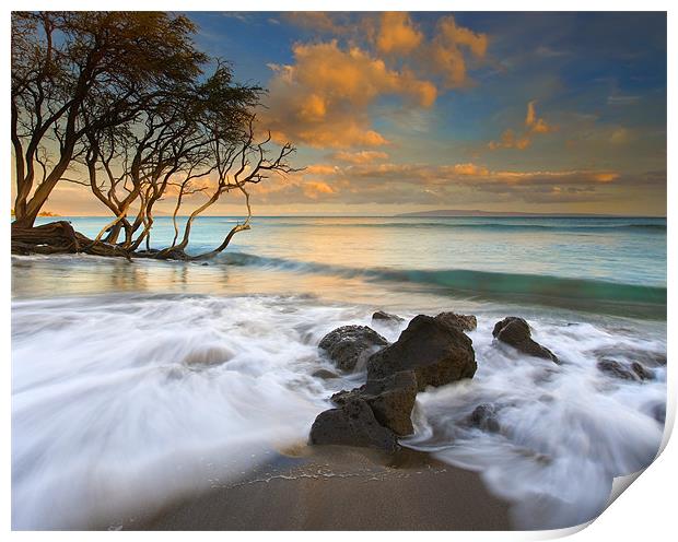 Sunset in PAradise Print by Mike Dawson