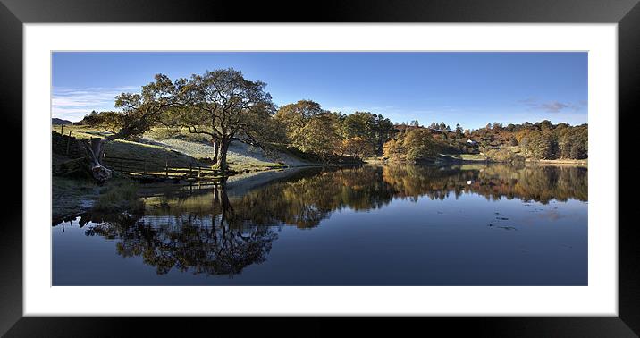 Loughrigg Reflection Framed Mounted Print by Steve Glover