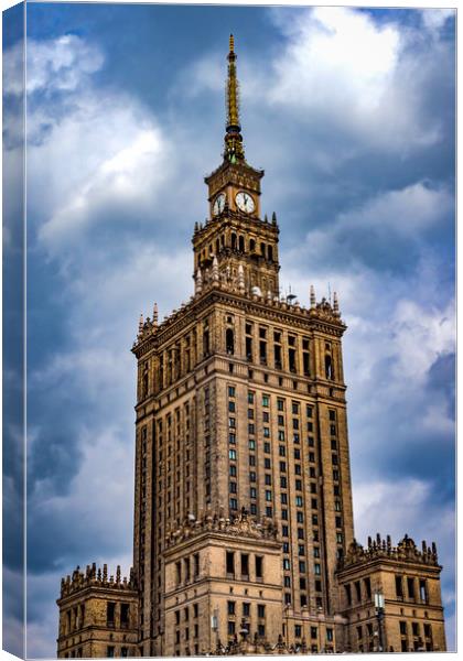 Warsaw Museum of Technology, Poland Canvas Print by Mark Llewellyn