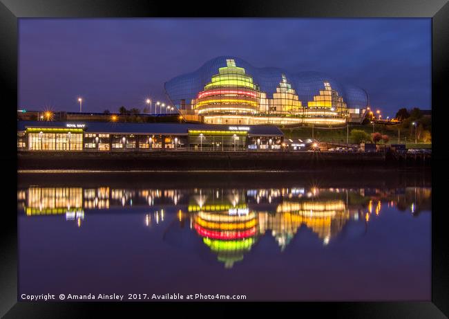 The Sage at Gateshead Framed Print by AMANDA AINSLEY