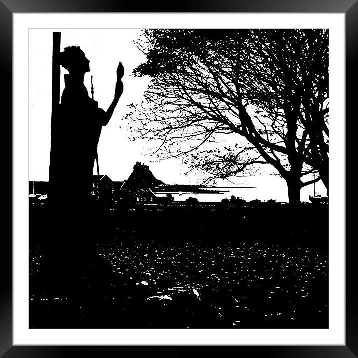 Saint Aidan Framed Mounted Print by Ian Jeffrey