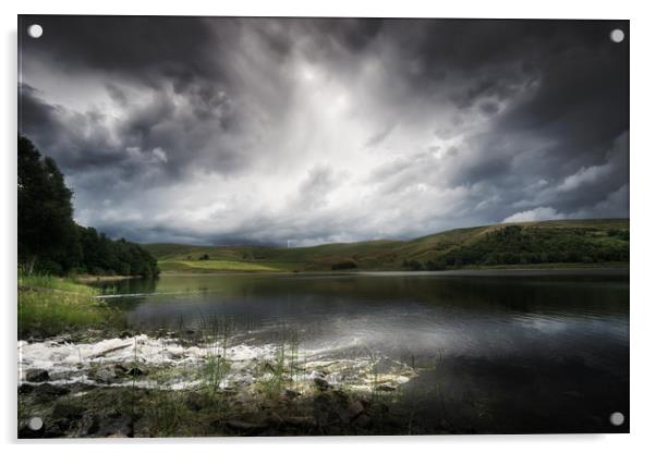 PW0006S - Piethorne Reservoir - Standard Acrylic by Robin Cunningham