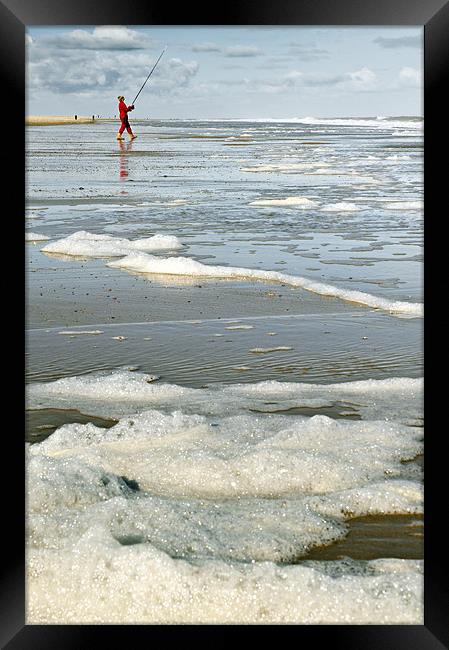 Sea Fishing Framed Print by Stephen Mole