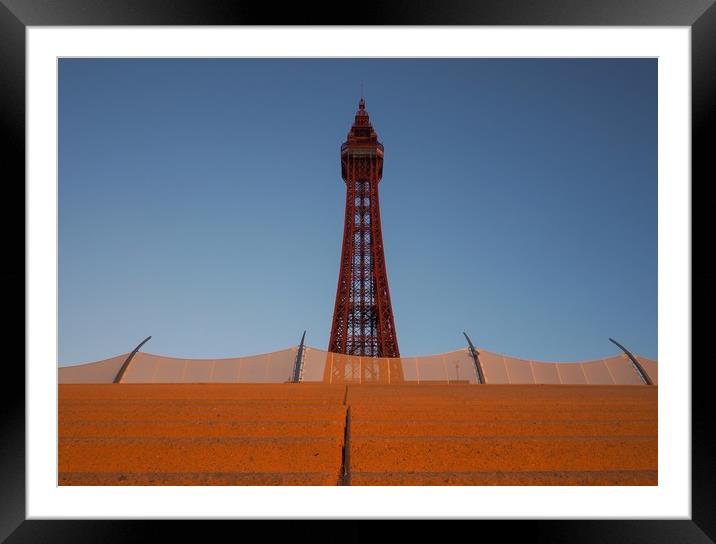 Blackpool Tower   Framed Mounted Print by Victor Burnside