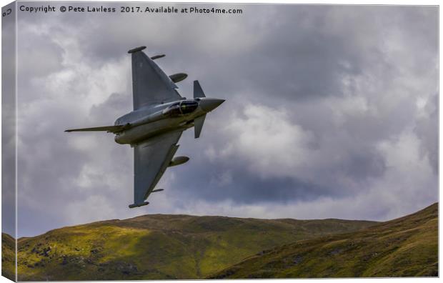 Typhoon RAF Canvas Print by Pete Lawless