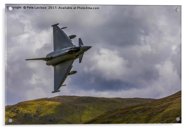 Typhoon RAF Acrylic by Pete Lawless