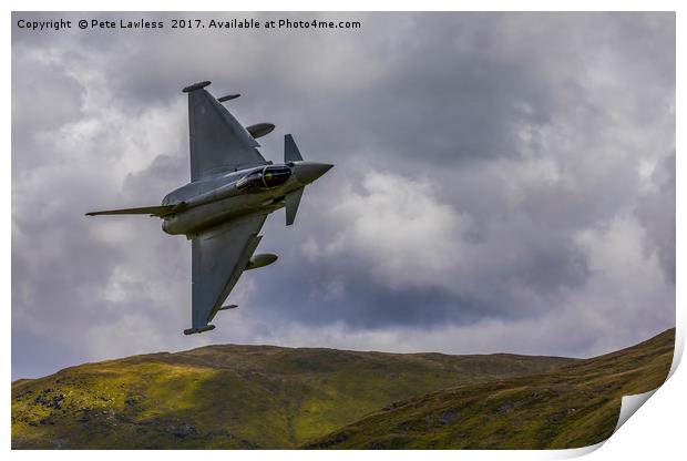 Typhoon RAF Print by Pete Lawless