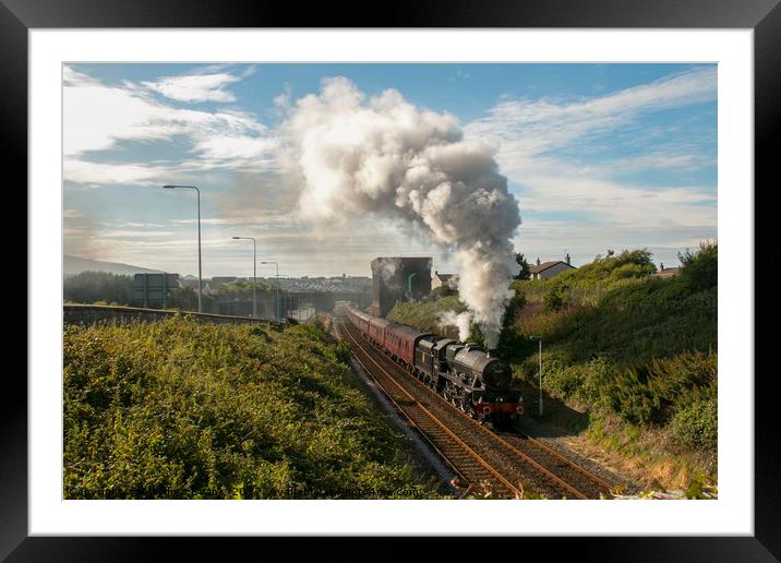 Holyhead departure Framed Mounted Print by Matthew Evans