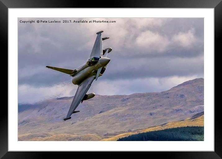  Typhoon FGR4 Framed Mounted Print by Pete Lawless