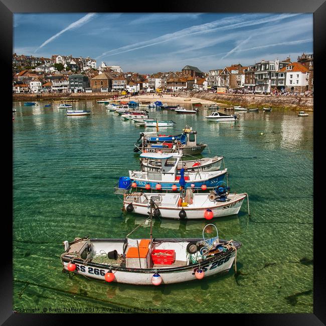 ST. IVES Framed Print by Brett Trafford