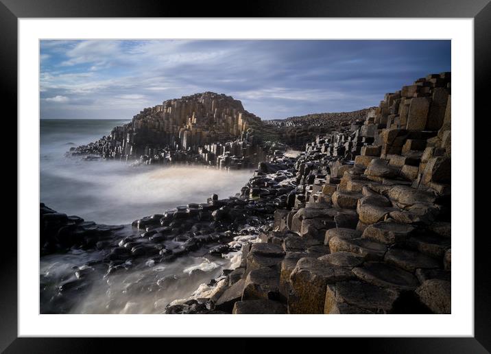Giants Causeway Big Stopper  Framed Mounted Print by James Grant