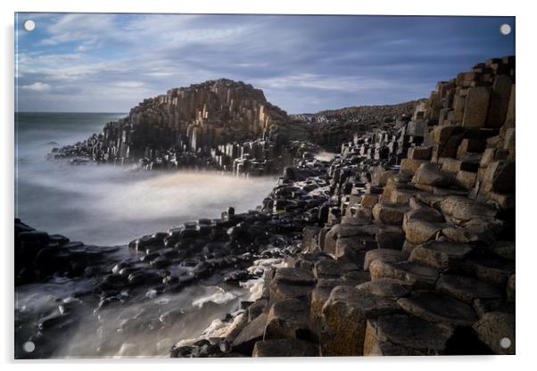 Giants Causeway Big Stopper  Acrylic by James Grant