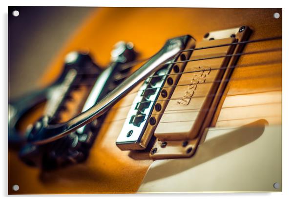 Gibson Les Paul Guitar Acrylic by Chris Walker